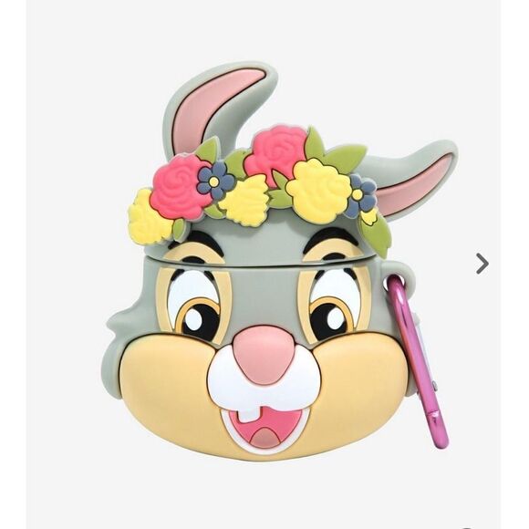 Disney Bambi Thumper with Flower Crown Wireless Earbuds Case NWT - Picture 1 of 8